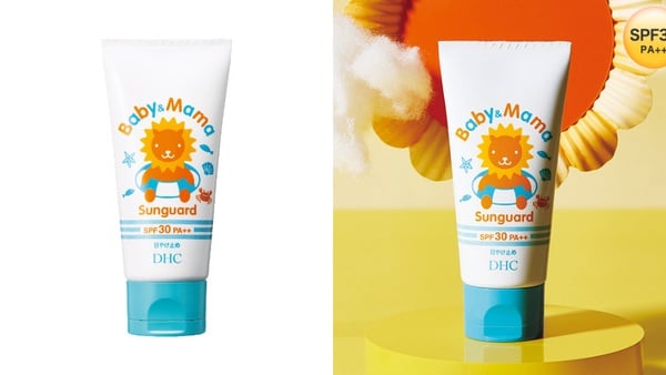 低敏、嬰幼兒防曬推薦1:DHC 小獅子呵護防曬乳,30g,NT$380元