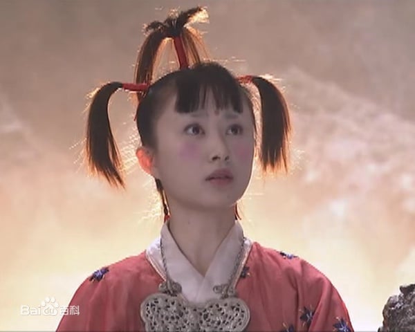 古裝劇超詭異的「髮型」4：舒暢《天龍八部》