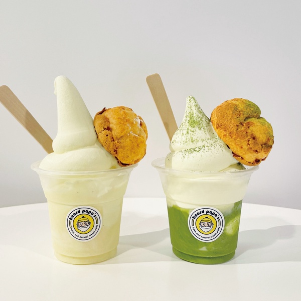 白胖胖霜淇淋現身！beard papa’s抹茶季泡芙登場，白胖胖霜淇淋必吃，再享5折優惠！