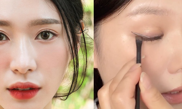 三種「內雙眼皮」眼線教學!日常柔霧感、派對倒勾式眼線,拯救「眼皮褶皺過長」問題