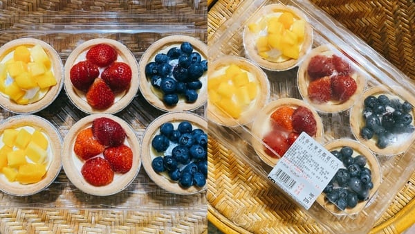 Costco好市多甜點推薦4:迷你水果乳酪塔