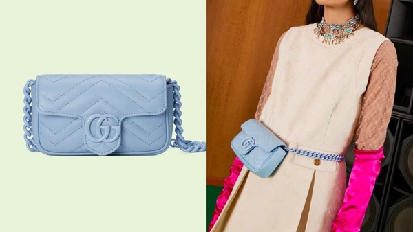 2022糖果色精品包推薦!GUCCI、LV寶寶藍少女心噴發,這款萬元有找CP值太高