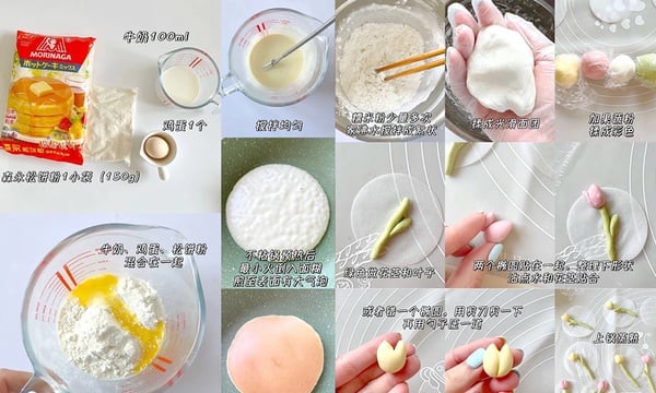 8款鬆餅粉食譜推薦！emoji厚鬆餅、鬱金香花束療癒味蕾又美觀，抹茶蛋糕免烤箱也能做