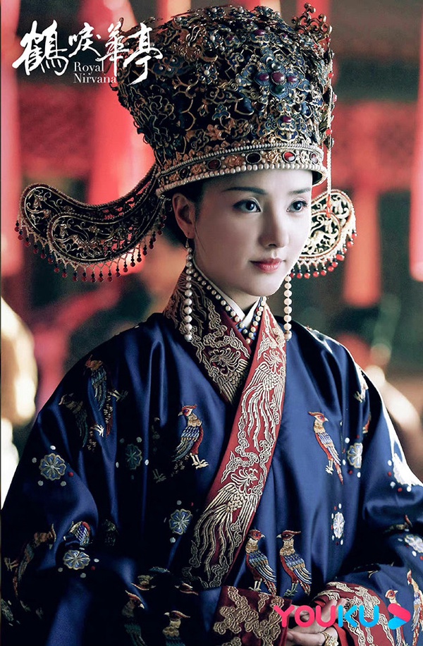 古裝劇女星「藍色系嫁衣」4：程小蒙《鶴唳華亭》