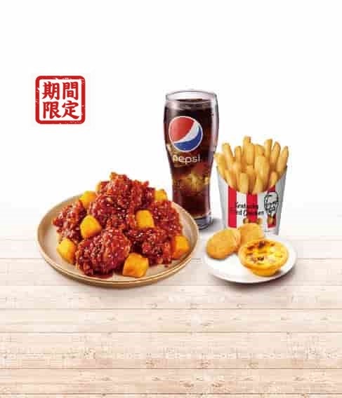 肯德基必吃韓式炸雞！肯德基新品「韓辛甜薯無骨脆雞」開賣，雞腿＋韓辣醬還吃得到地瓜