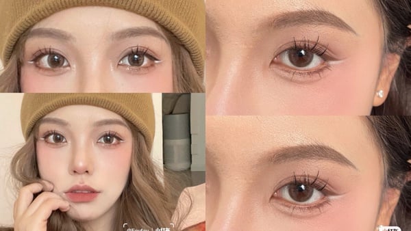 小紅書爆紅！「白色眼線妝」透明感流行畫法，打造貓眼溫柔風