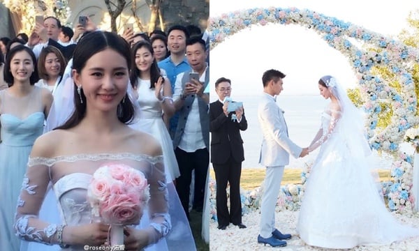明星「絕美婚紗」款式推薦！楊祐寧&Melinda典雅、孫藝珍美如畫，Sandy這套是台灣品牌