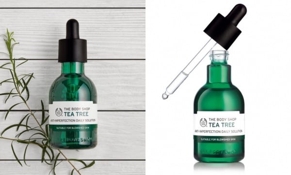 油痘肌精華液推薦11:The body shop茶樹淨膚淨化調理菁萃