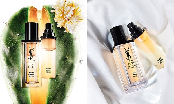 酸類煥膚精華推薦4:YSL 極效活萃夜光仙人掌超級精華