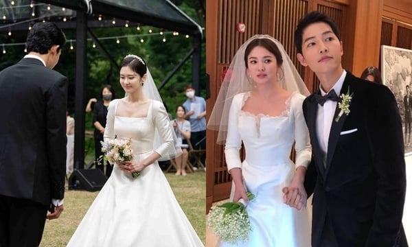 明星清新婚紗盤點!張娜拉款設計超顯瘦、李孝利婚紗三千有找,原來澎澎裙已不是主流
