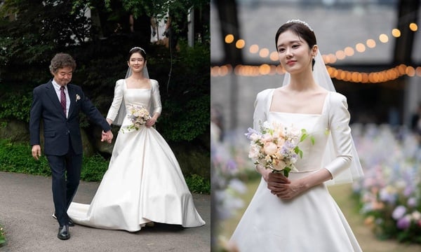 明星清新婚紗盤點!張娜拉款設計超顯瘦、李孝利婚紗三千有找,原來澎澎裙已不是主流