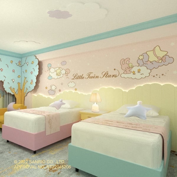 Hello Kitty主題房一定要住！漢來飯店9間「三麗鷗主題房」Kitty、美樂蒂、大眼蛙都有