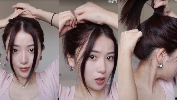 超瘦臉包包頭、丸子頭綁法教學！多這步驟超修飾臉型，肉肉臉也能Get仙女髮型