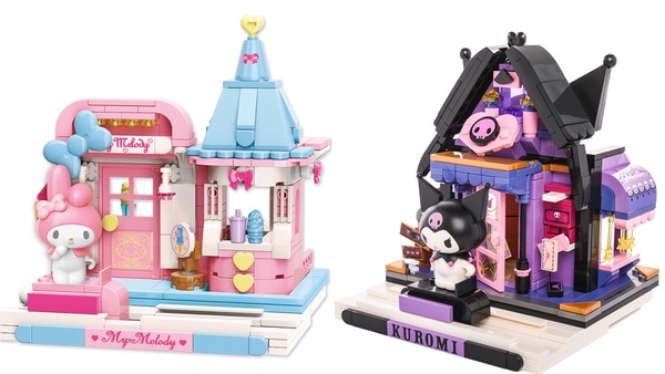 超Q KITTY積木！7-11推出「三麗鷗積木」HELLO KITTY、美樂蒂、布丁狗通通化身超萌公仔