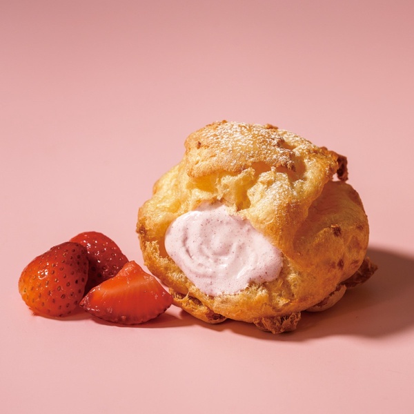 beard papa’s必吃人氣口味TOP5:草莓日式泡芙,售價70元/顆