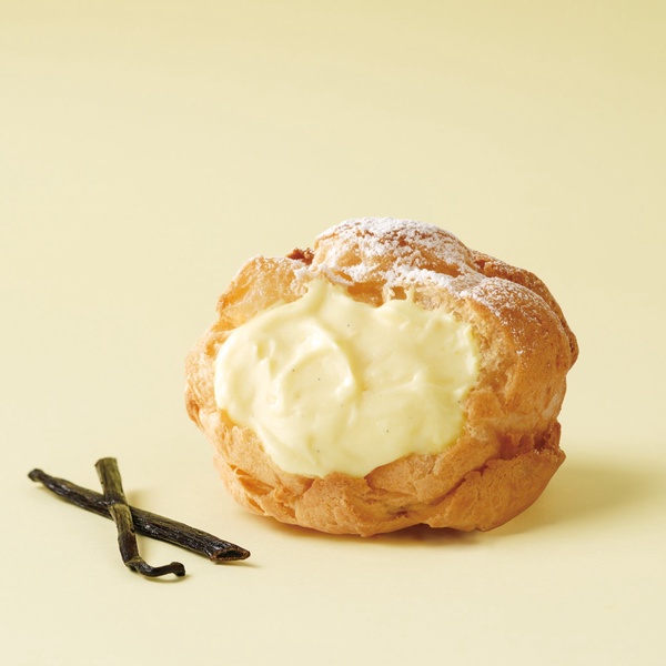 beard papa’s必吃人氣口味TOP5:香草日式泡芙,售價60元/顆