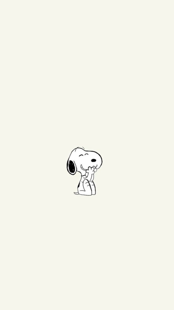 奶油色史努比手機桌布特蒐！超萌滿版史努比與查理布朗，Peanuts全員集合必收藏