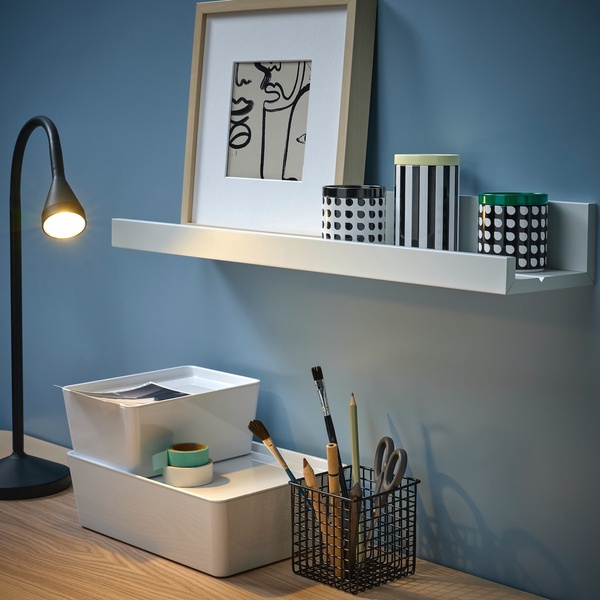 ▼IKEA「開學宿舍、寢具好物」推薦4:PLUGGLAND附蓋收納桶 3件裝,售價149元