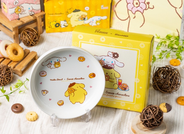 布丁狗變甜甜圈！Mister Donut x三麗鷗推「大耳狗＆布丁狗甜甜圈」，再推超萌周邊！