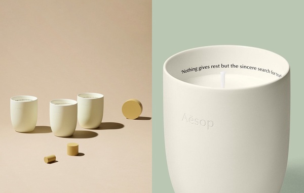 秋冬居家香氛推薦:Aesop 托勒密芳香蠟燭