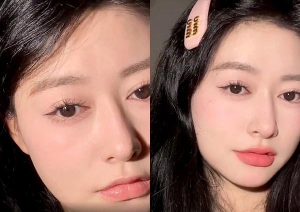 初秋「無眼影眼妝」教學！眼妝乾淨純欲、顯嫩氛圍感太美，不用畫眼影一樣放大眼型