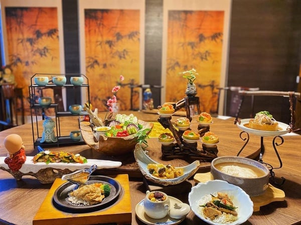 宜蘭素食餐廳推薦！三萩茶會推全素食無菜單料理，「這家」竟還有素食炒泡麵