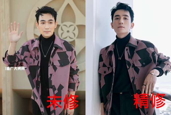 陸劇8位男星LV大秀「精修vs未修」對比!龔俊&朱一龍精修有差異,王鶴棣濃顏長相太吃香