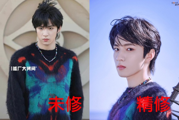 陸劇8位男星LV大秀「精修vs未修」對比!龔俊&朱一龍精修有差異,王鶴棣濃顏長相太吃香