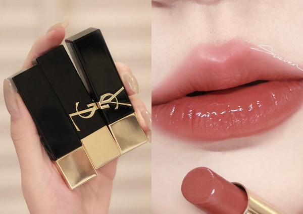 秋冬偽素顏、裸妝唇彩新品推薦：YSL 奢華緞面釉惑唇膏 #10，NT1,470