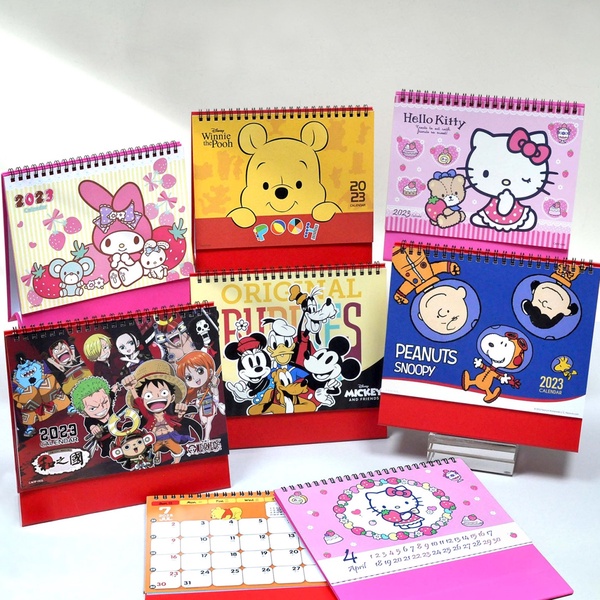 史努比年曆太萌!7-11「2023卡通年曆&日誌本」登場,Kitty、維尼、米奇和航海王通通有