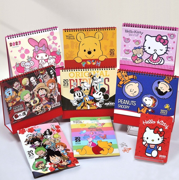 史努比年曆太萌!7-11「2023卡通年曆&日誌本」登場,Kitty、維尼、米奇和航海王通通有