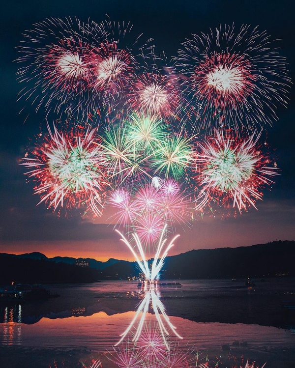 2022日月潭花火節10/22閃亮登場！超過300秒煙火點亮日月潭夜空+無人機展演，美翻！
