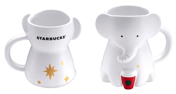 星巴克2022聖誕新品「大象祝福馬克杯」,售價500元