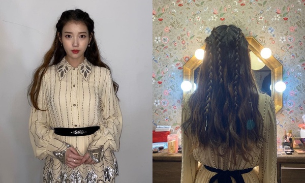 2022韓國女星「公主頭」造型範本！韓韶禧、金世正初戀感爆棚，IU三股辮顯瘦又減齡