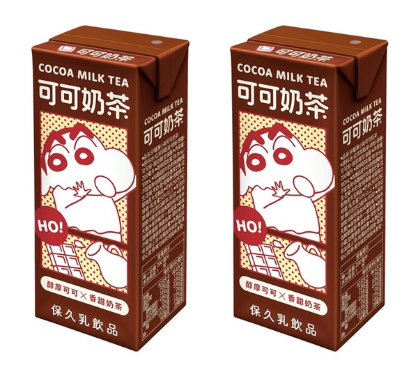 三款「蠟筆小新奶茶」7-11獨家開賣！可可、焦糖兩種風味，香甜醇厚奶茶控必喝