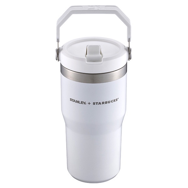 星巴克2022聖誕新品「STANLEY白20OZ不鏽鋼吸管杯」,售價1,650元