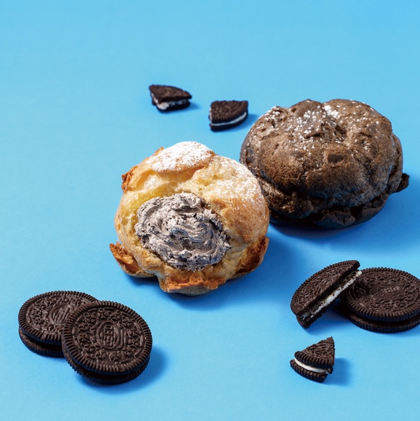 巧克力控開吃！beard papa’s聯名OREO推巧克力餅乾泡芙，OREO+香草內餡「這天」開賣