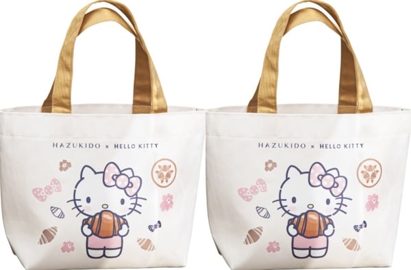 八月堂XHello Kitty「HAZUKIDO X Hello Kitty聯名手提袋」119元