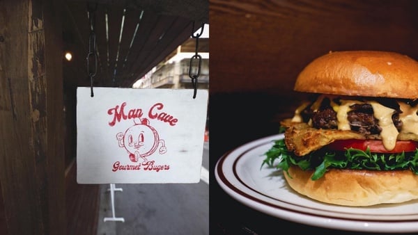 台北中山站美食：Man Cave Gourmet Burgers