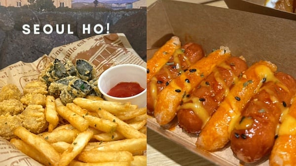 韓國吉拿棒熱狗！「SEOUL HO」插旗圓山花博市集，吉拿棒+熱狗超罪惡，必吃韓國小吃+1