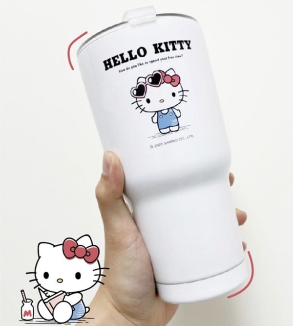 Hello Kitty在全家!全家開賣Kitty冰霸杯,酷企鵝、美樂蒂也有,Kitty大臉購物袋必買