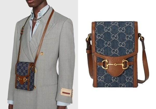 2022「精品手機袋」推薦：Gucci Horsebit 1955 mini bag 迷你手機包，約NT$34,630