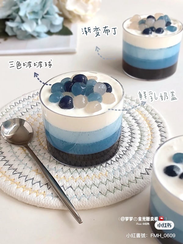 免烤箱甜點食譜推薦：珍珠奶蓋奶凍杯