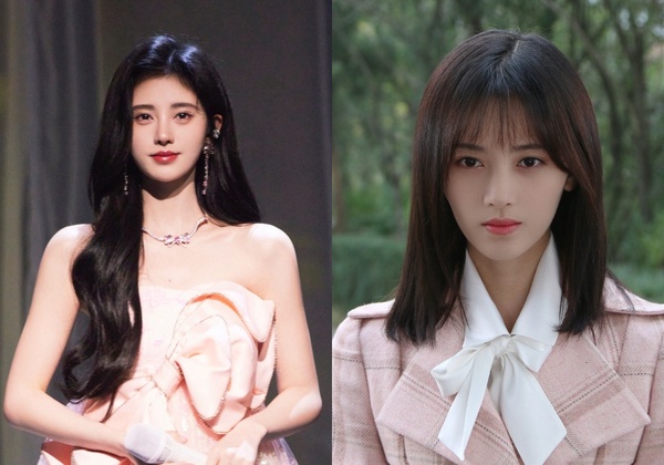 女星長/短髮範本:鞠婧禕