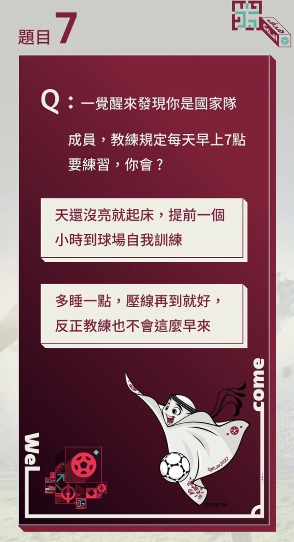 你擁有什麼樣的特質？2022世足心理測驗，回答9道題，測出你是哪位世足巨星&人格特質