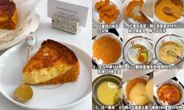 低卡「氣炸鍋甜品食譜」推薦！檸檬巴斯克、布朗尼蛋糕美味無負擔，懶人新手必收藏