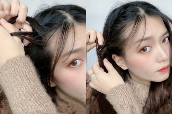 秋冬適合帽子的綁髮教學!半紮髮超溫柔顯瘦、雙辮子編髮減齡,這款中短髮也能綁