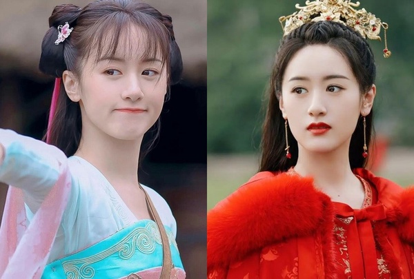 古裝劇10女神「有無瀏海」對比！田曦薇沒瀏海好老氣，趙露思一樣甜，熱巴被雷瀏海坑慘