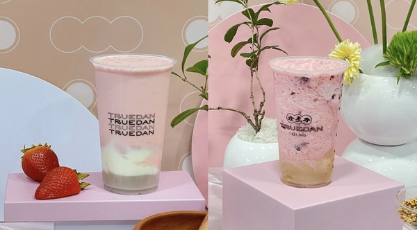 用喝的草莓大福！「珍煮丹ｘ鮮乳坊」推2款新品草莓飲料：草莓米大福、莓桂雪沙必嚐鮮