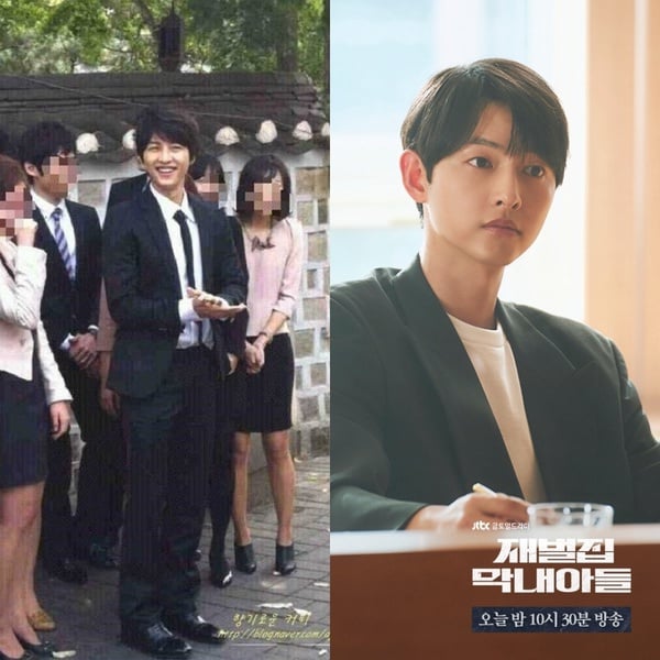 《財閥家的小兒子》演員「年輕舊照」對比！宋仲基爸媽顏值超高，爺爺李星民先老起來放